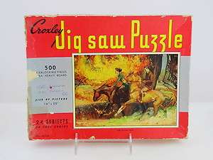 Vintage Croxley Jig Saw Puzzle, 500 pcs, Oer Autumn Trails  