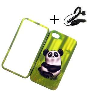  Apple iPhone 4 / 4s ANIMATED PANDA SNAP ON COVER CASE 
