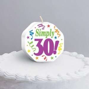  Marvelous 30th Birthday Molded Candle Health & Personal 