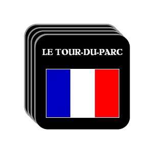 France   LE TOUR DU PARC Set of 4 Mini Mousepad Coasters 