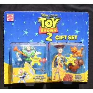  Toy Story 2 Disney Gift Set Buzz & Woody Action Figures 