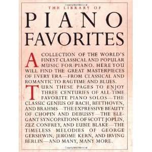   Piano Favorites (Library of Series) [Plastic Comb] Amy Appleby Books