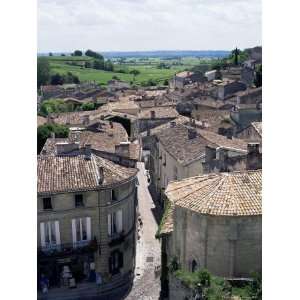 View of the Town, St. Emilion, Gironde, Aquitaine, France Photographic 