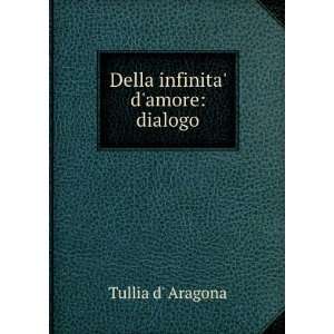  Della infinita damore dialogo Tullia d Aragona Books