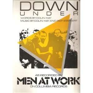  Sheet Music Down Under Men At Work 172 