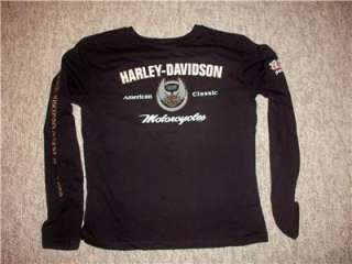 NEW 2 Womens XL Harley Davidson 105th Anniversary Long Sleeve T Shirts 