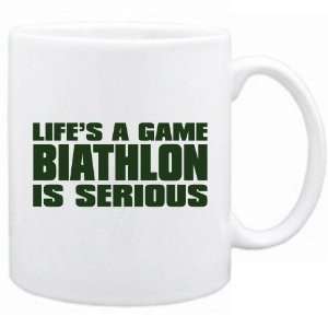  New  Life Is A Game , Biathlon Is Serious   Mug 