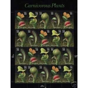 Carnivorous Plants pane 20 x 34 cent U.S. Postage Stamp