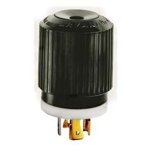   ® Plug, 20a, 3ph 120/208v Ac 400hz, Black/White
