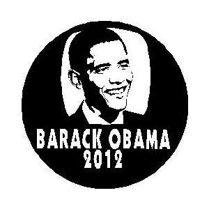  Barack Obama 2012 Black & White LARGE 2.25 Magnet 