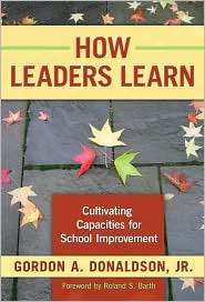 How Leaders Learn Cultivating Capacities for School Improvement 