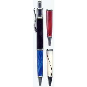 Yafa All Occasion Retractable Ballpoint Pen 3 Different Colored Resin 