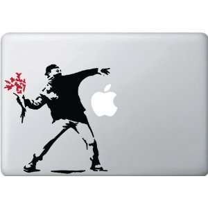  The Molotov Guy with Flowers   Vinyl Laptop or Macbook 