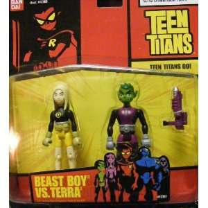    Teen Titans Action Figures Beast Boy & Terra HTF Toys & Games