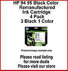 PK Reman HP 94 Tri Color C8765WN C8766WN 3PK 95 Ink Cartridge 6200 