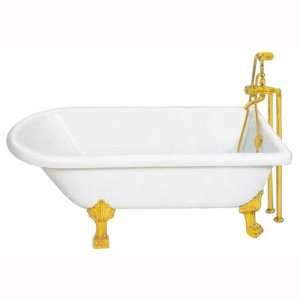  Princeton Brass PVT5923WP 59 inch acrylic clawfoot tub 