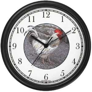  Rooster   174 JP5 Wall Clock by WatchBuddy Timepieces 