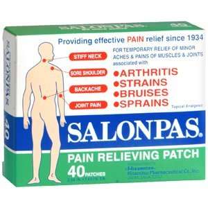  SALONPAS PATCH 2.5X1.65 40 EACH