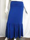    WOMANS PLUS SIZE CLOTHING ROYAL BLUE SKIRT FROM YUMMY PLUS SIZE 6X