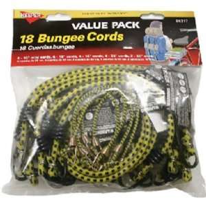  Keeper 6317 Bungee Cord, Multi Pack, 18 Pieces Automotive