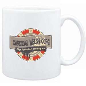  Mug White  Cardigan Welsh Corgi THE INVASION CONTINUES 