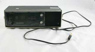   Panasonic Model RC 1280 Flip Down Alarm Clock AM Radio WORKS OE69