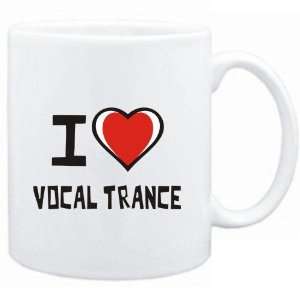  Mug White I love Vocal Trance  Music