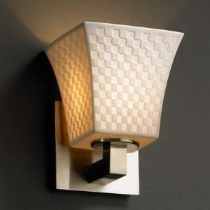  Limoges Modular Wall Sconce with Translucent Shade Metal 