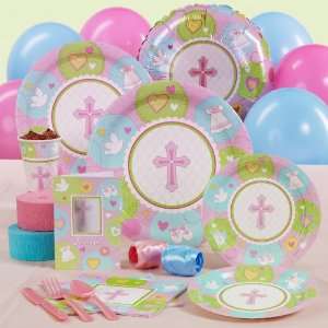  Sweet Blessing Pink Baby Shower Standard Party Pack for 8 