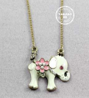 Free Ship Betsey Johnson elephant Bracelet Earrings Necklaces Set 