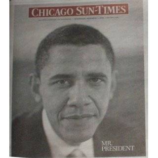 Barack Obama Chicago Sun Times Newspaper 11/5/08 As Seen on the Oprah 