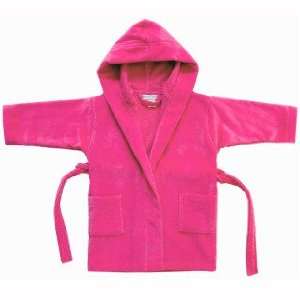    Velour Terry Hooded Cover Up   Hot Pink   Small 4 6 Years Baby