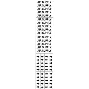  BRADY 7011 3C PIPEMRK AIR SUPL WH 2.25X2