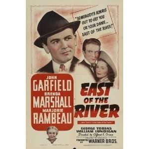  East of the River Poster Movie 27x40