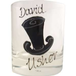  PERSONALISED Usher Gift whiskey Glass.MAXIMUM CHARACTERS 