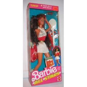  Barbie All Stars Teresa 1989 New in Box Toys & Games
