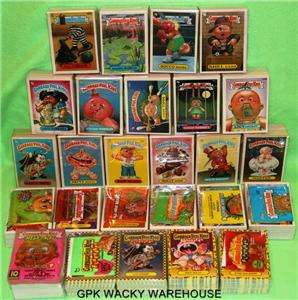 TOPPS GARBAGE PAIL KIDS OS1 15 ANS1 FB2 COMPLETE SETS  