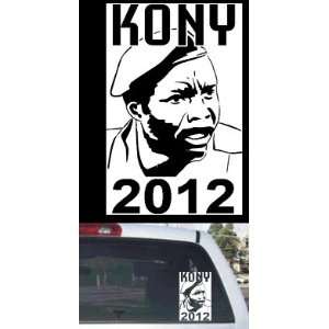  Kony 2012 Window face Decal 4.5x7 