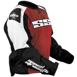 Speed and Strength Twist of Fate Mesh Jacket   Medium/Red/Black