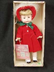   Hattie Holiday Doll Red Coat and Hat Christmas Doll 1664  