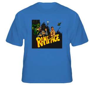 Rampage Retro 80s Video Game T Shirt  
