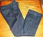 Talbots Dark Blue Stretch Jeans Straight Leg Size 2P Petites Womens 