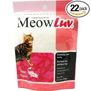 Meow Luv Tuna, 2.8 Ounce Bags (Pack of Grocery & Gourmet Food