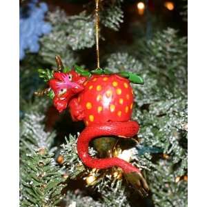  Strawberry Wyrm Ornament