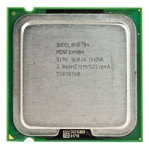  Intel Pentium 4 519K 3.06Ghz/1M/533 LGA775 CPU 