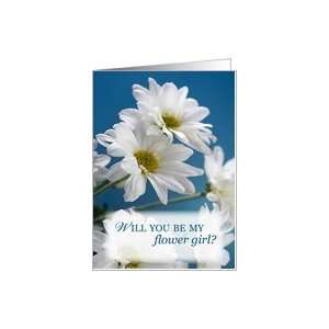  Will You be my Flower girl Daisies Card Health & Personal 