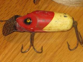 Vintage Wooden Lead Lures Paw Paw Rapala C.C.B Co  