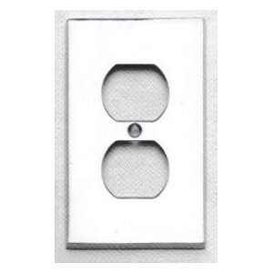  Omnia 8012/R US26 Trim Polished Chrome Outlet Switch Plate 