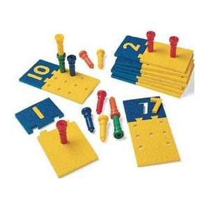    Number Puzzle Boards and Pegs   Model 8089