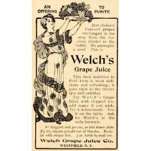  1904 Ad Welchs Concord Grape Juice Company Westfield 